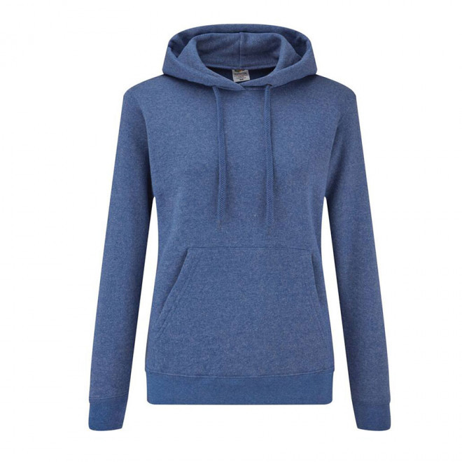 SWEAT PERSONNALISÉ FEMME 'FOXFORD' - bleu chiné