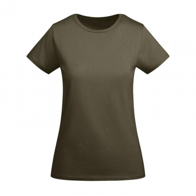 TEE-SHIRT FEMME COULEUR BIO PERSONNALISABLE 'BREDA' - vert kaki