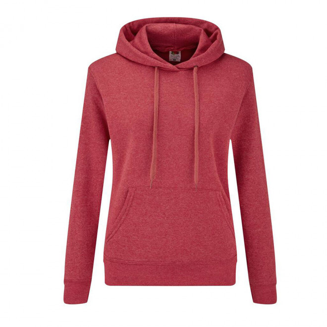 SWEAT PERSONNALISÉ FEMME 'FOXFORD' - rouge chiné