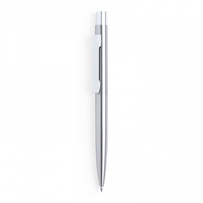 STYLO ACIER RECYCLE PERSONNALISABLE 'GRACIE' - argenté