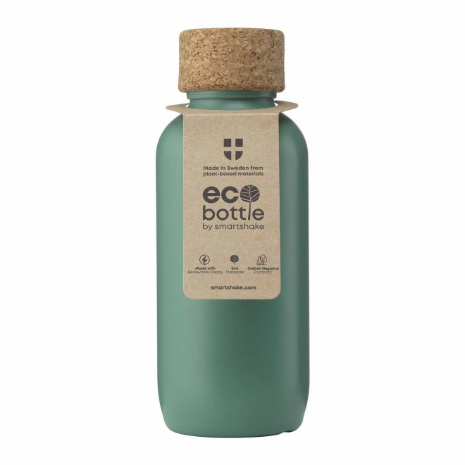BOUTEILLE PERSONNALISABLE EN BIODECHETS 650ML 'KAKTOO' - vert