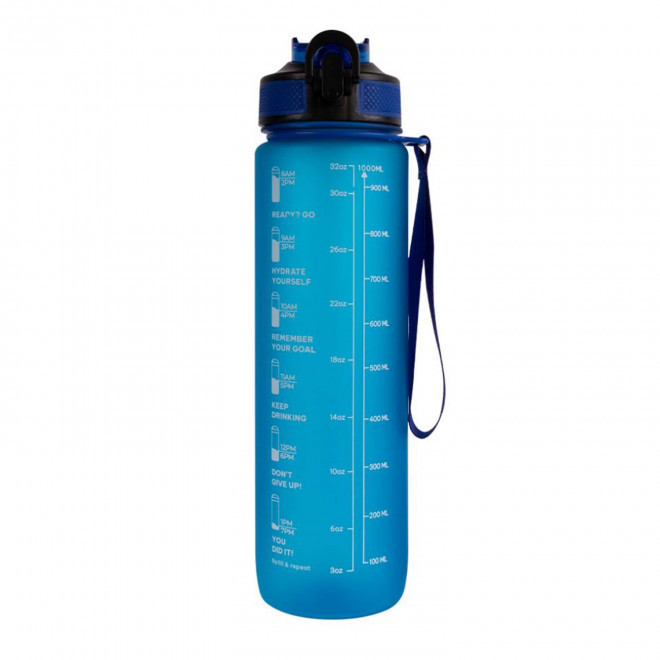GOURDE 1L PERSONNALISABLE 'DAYLY REINBOW' - bleu