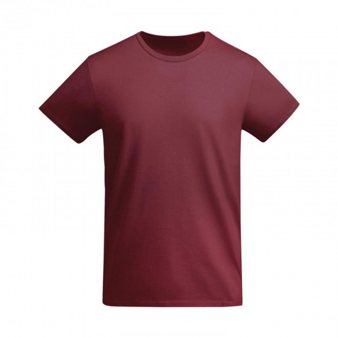 TEE-SHIRT ENFANT COULEUR BIO PERSONNALISABLE 'BREDA' - bordeaux