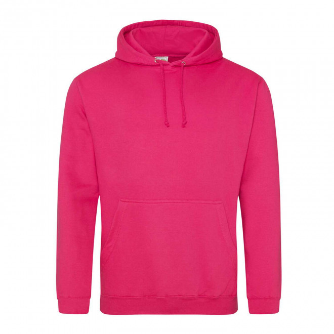 SWEAT-SHIRT PERSONNALISÉ À CAPUCHE MIXTE 'HOODIE' - hot pink