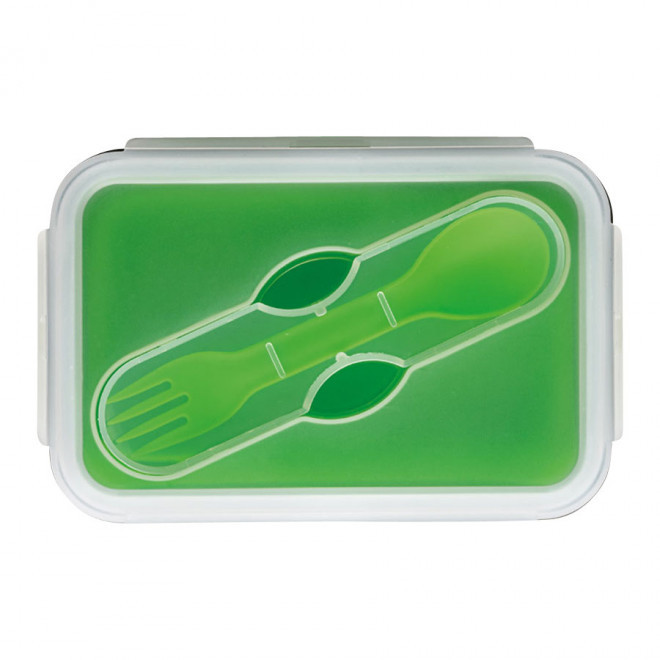 LUNCH BOX PERSONNALISABLE RÉTRACTABLE 'CAPITI' - vert