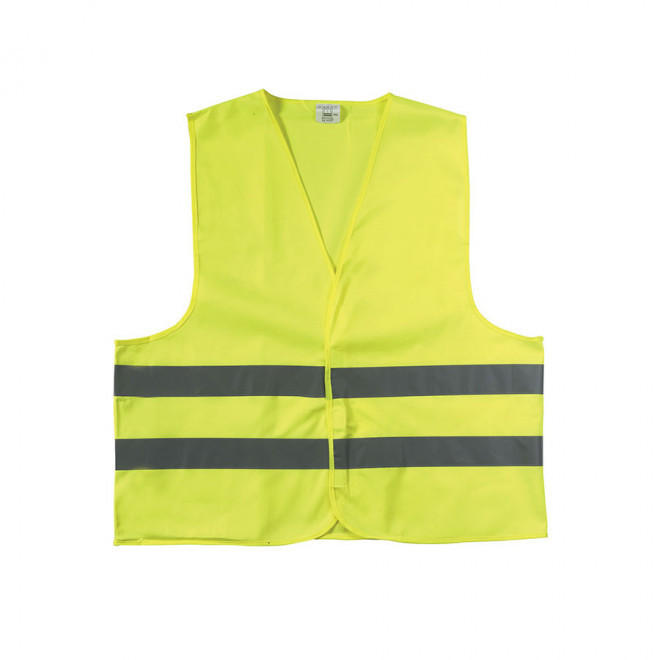 EXPRESS 72H - GILET DE SECURITÉ PERSONNALISABLE ENFANT 'FLUOSAFE' - jaune