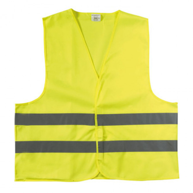 EXPRESS 72H - GILET DE SÉCURITÉ PUBLICITAIRE ADULTE 'FLUOSAFE' - jaune