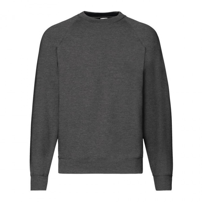 SWEAT PERSONNALISÉ MIXTE 'LURGAN' - noir chiné
