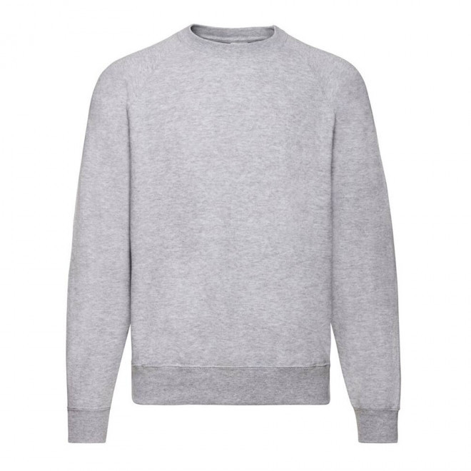 SWEAT PERSONNALISÉ MIXTE 'LURGAN' - gris chiné