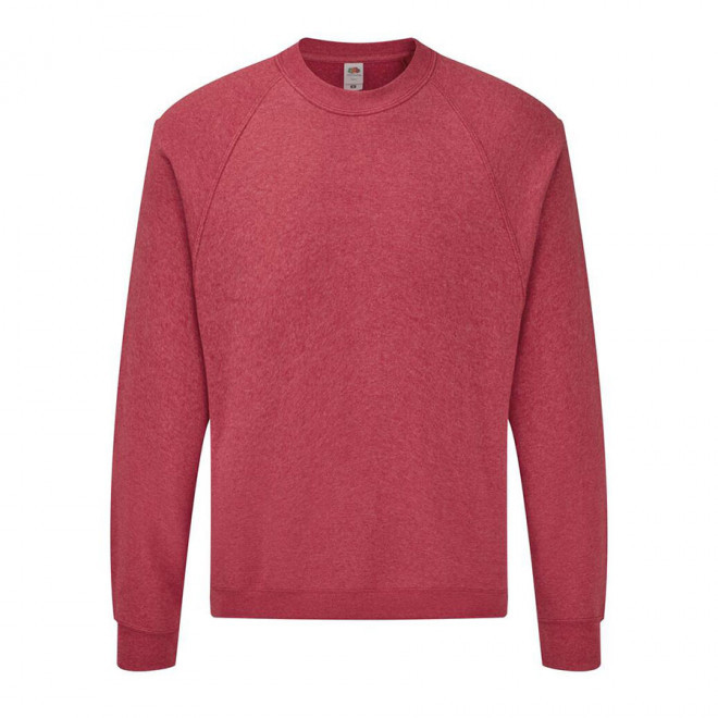 SWEAT PERSONNALISÉ MIXTE 'LURGAN' - rouge chiné