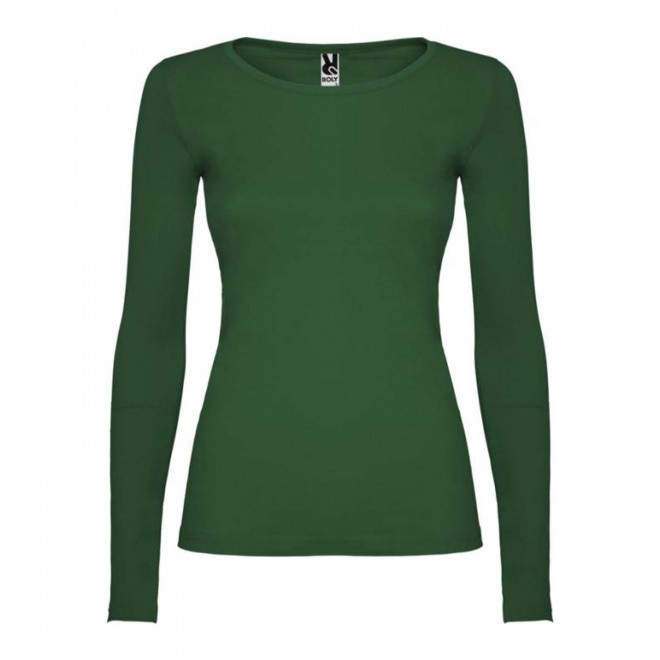 TEE-SHIRT FEMME ML COULEUR PERSONNALISABLE 'EXTREME' - vert bouteille
