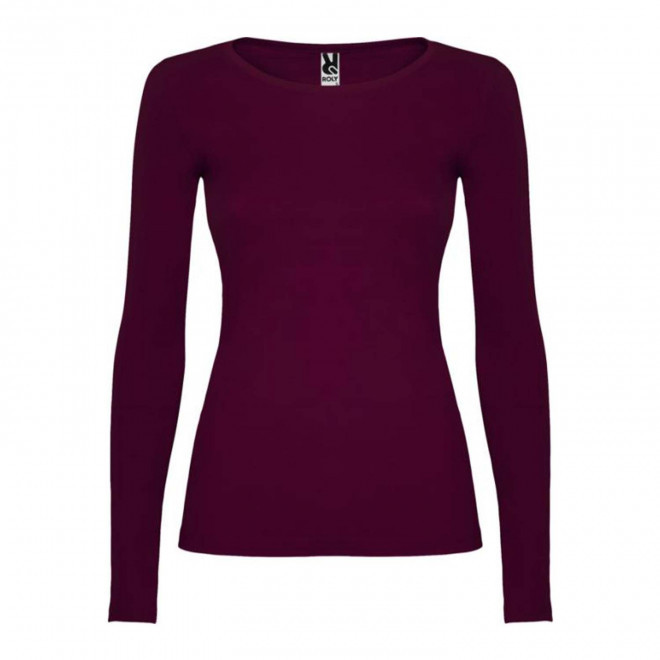 TEE-SHIRT FEMME ML COULEUR PERSONNALISABLE 'EXTREME' - bordeaux
