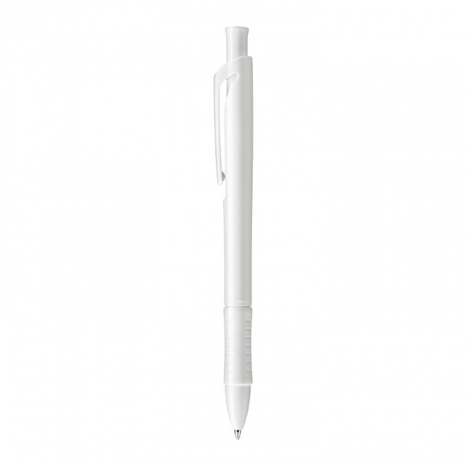 STYLO BILLE STABILO PERSONNALISABLE 'GREENFANCY' - blanc