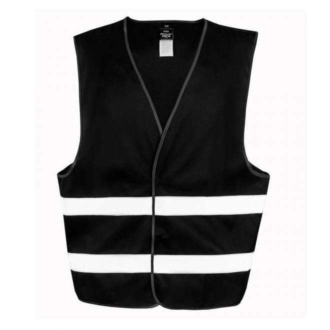 GILET DE SÉCURITÉ PUBLICITAIRE 'ARMILLA' - noir