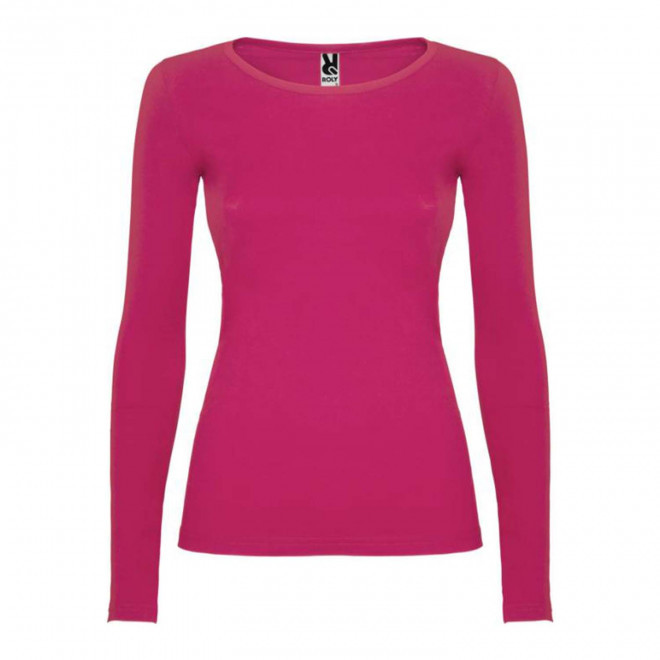 TEE-SHIRT FEMME ML COULEUR PERSONNALISABLE 'EXTREME' - rose