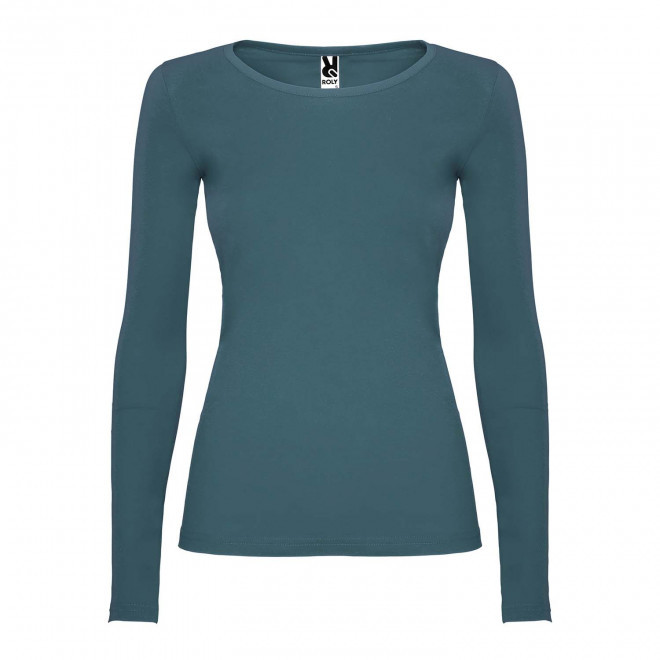 TEE-SHIRT FEMME ML COULEUR PERSONNALISABLE 'EXTREME' - bleu foncé