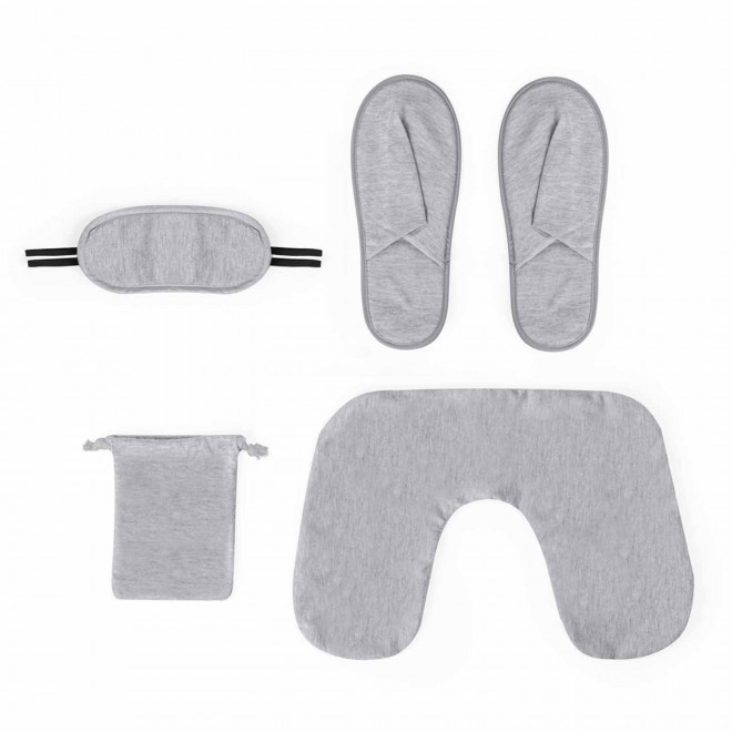 SET DE VOYAGE PERSONNALISE 'BYEBYE' - gris