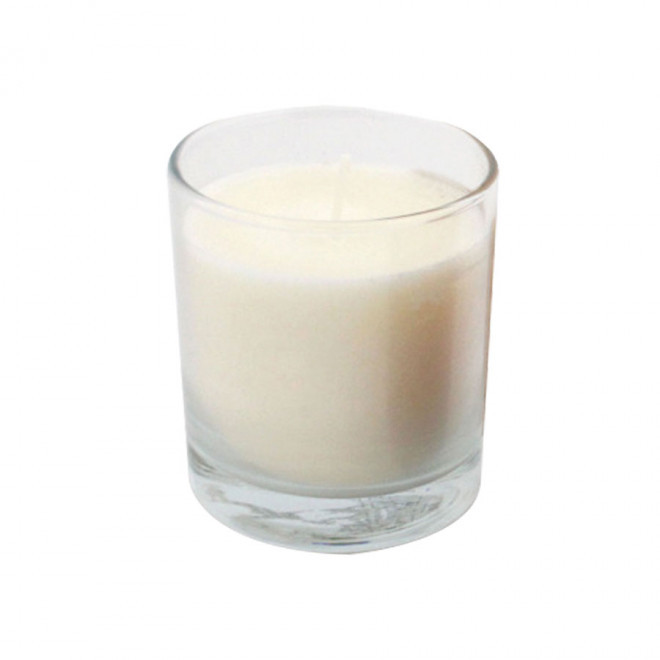 BOUGIE PERSONNALISÉE EN CIRE VÉGÉTALE 'LAZHU' - transparent