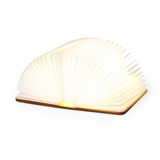 LAMPE PERSONNALISEE EN FORME DE LIVRE 'SONNE' - beige/blanc