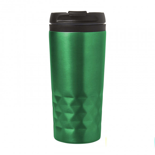 MUG ISOTHERME 300ML PERSONNALISABLE 'PRISME' - vert