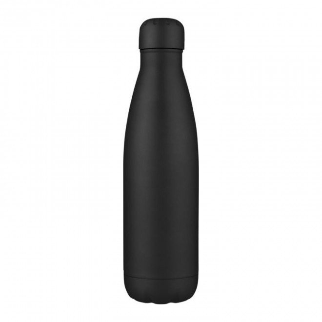 BOUTEILLE PERSONNALISÉE ISOTHERME 500ML 'COVER'  - noir