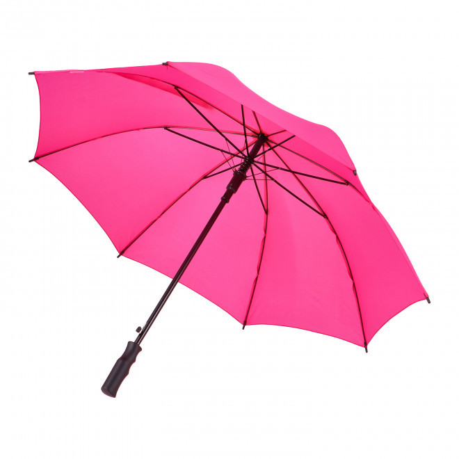 PARAPLUIE PERSONNALISE MANCHE DROIT A OUVERTURE AUTOMATIQUE 'BELLSHILL' - rose