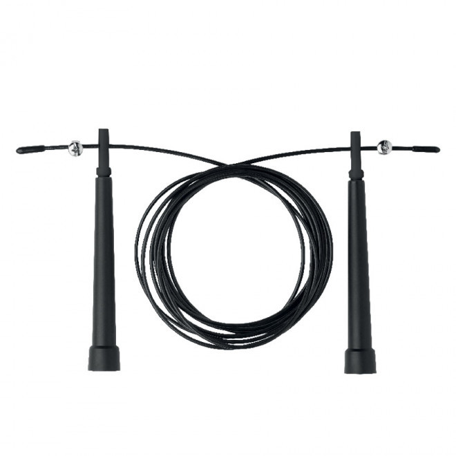 CORDE À SAUTER PERSONNALISÉE 'SPOUR' - noir