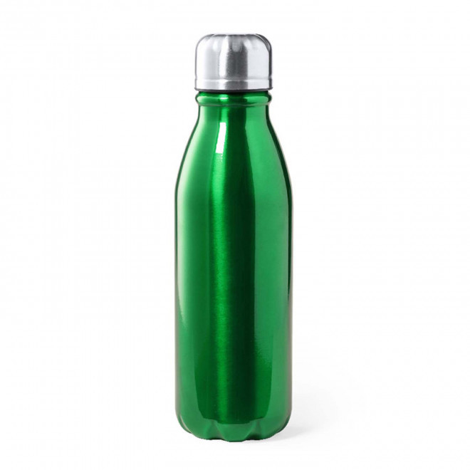BOUTEILLE EN ALUMINIUM 550ML PERSONNALISABLE 'FIERRA' - vert
