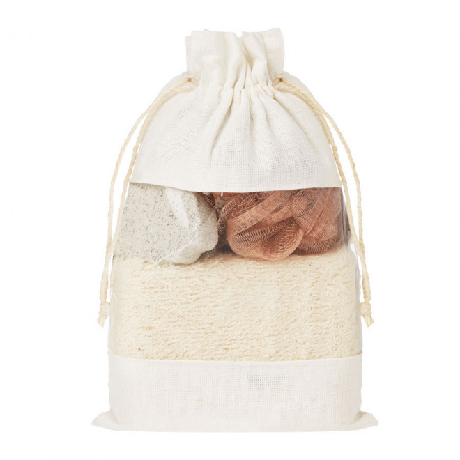 SET DE BAIN PERSONNALISÉ 'BANUA' - beige