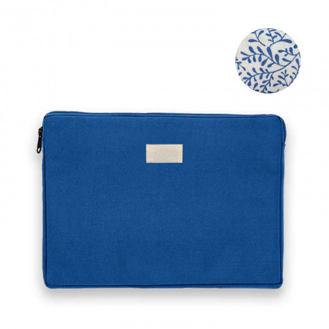 HOUSSE PERSONNALISABLE TAILLE M STUDIO BY HINDBAG 'LEO' - bleu roi