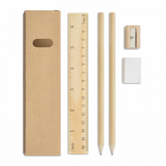 KIT DE BUREAU PERSONNALISABLE 'BURO' - naturel