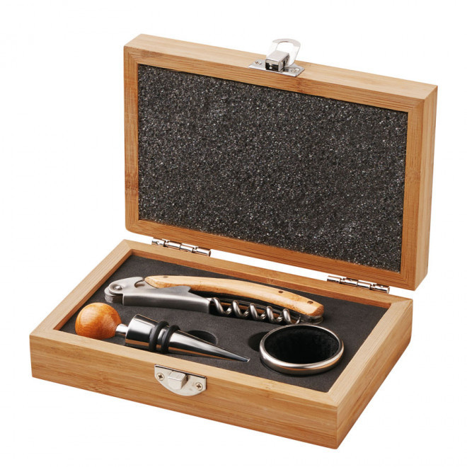 COFFRET A VIN PERSONNALISABLE 3 PIÈCES 'CHENONCEAU' - bois