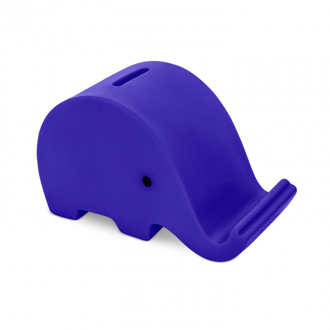 TIRELIRE ELEPHANT PERSONNALISABLE 'ELEPHANTI' - bleu