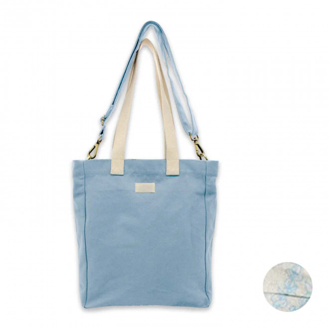 SAC CABAS STUDIO BY HINDBAG 'EVAN' - azur