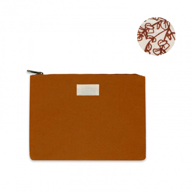 POCHETTE PERSONNALISABLE TAILLE S HINDBAG 'COLETTE' - cuivre