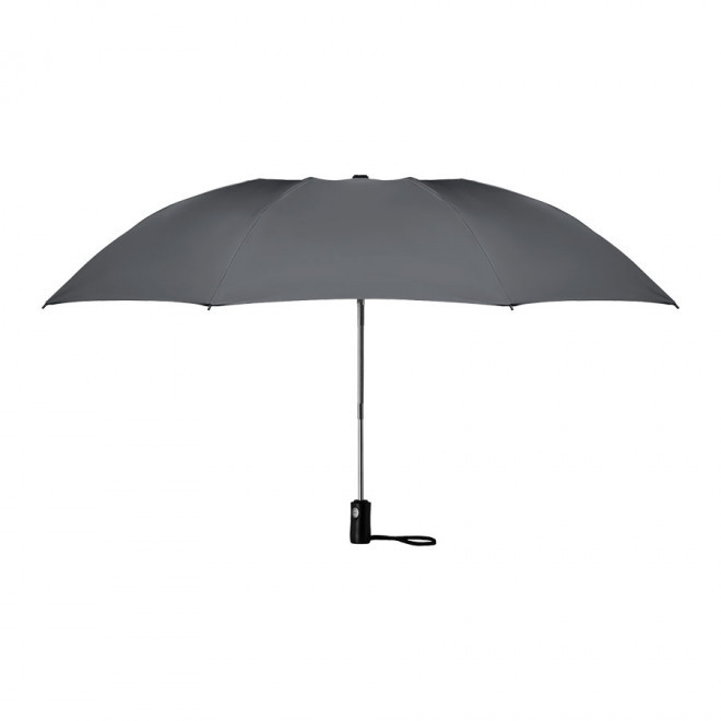 PARAPLUIE PERSONNALISÉ PLIABLE ET REVERSIBLE AUTO 'CAVAN'  - gris