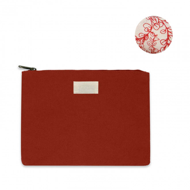 POCHETTE PERSONNALISABLE TAILLE M HINDBAG 'COLETTE' - brique