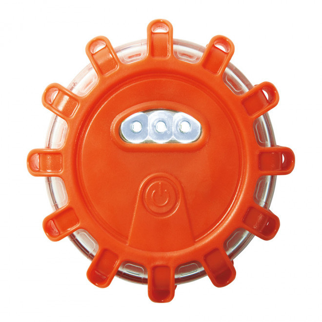 LAMPE D'URGENCE PERSONNALISABLE 'HATALUMI' - orange