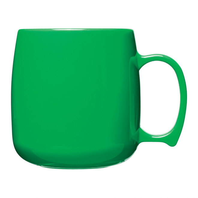 MUG PERSONNALISÉ EN PLASTIQUE CLASSIC 300 ML 'PAKTI' - vert
