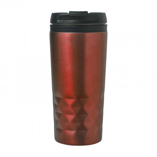 MUG ISOTHERME 300ML PERSONNALISABLE 'PRISME' - rouge