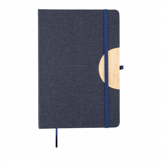 CARNET A5 RPET PERSONNALISABLE 'TELFONI'  - bleu