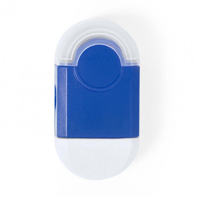 TAILLE CRAYON AVEC GOMME PERSONNALISABLE 'MOLLY' - bleu