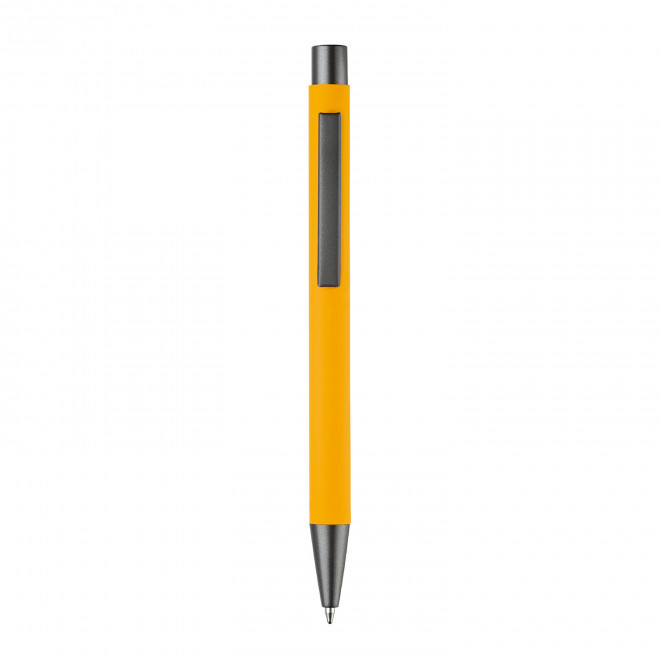 STYLO MINE BLEUE PERSONNALISABLE 'SOFTLY'  - jaune