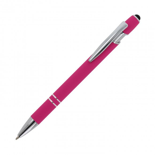 STYLO EN METAL MINE BLEUE PERSONNALISABLE 'PRINCY' - rose