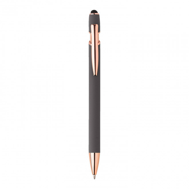 STYLO A BILLE PERSONNALISABLE MINE BLEUE 'PRINCY ROSY' - gris