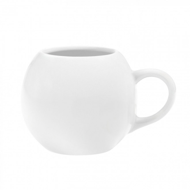 MUG CERAMIQUE MIE 420ML PERSONNALISABLE 'MODLY' - blanc mat