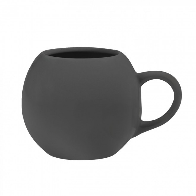 MUG CERAMIQUE MIE 420ML PERSONNALISABLE 'MODLY' - noir mat