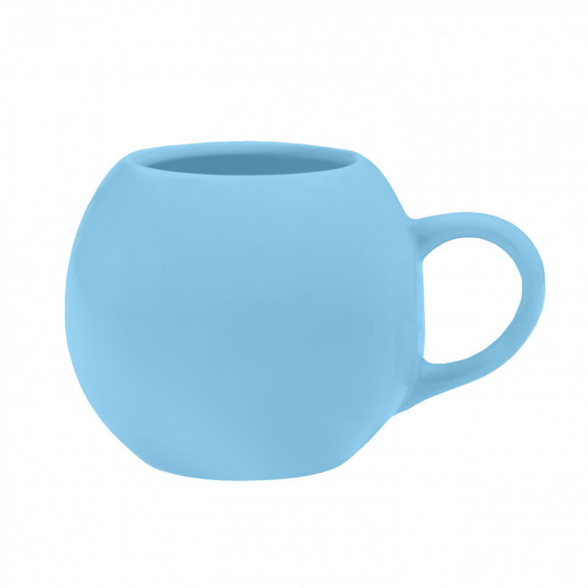 MUG CERAMIQUE MIE 420ML PERSONNALISABLE 'MODLY' - bleu ciel mat