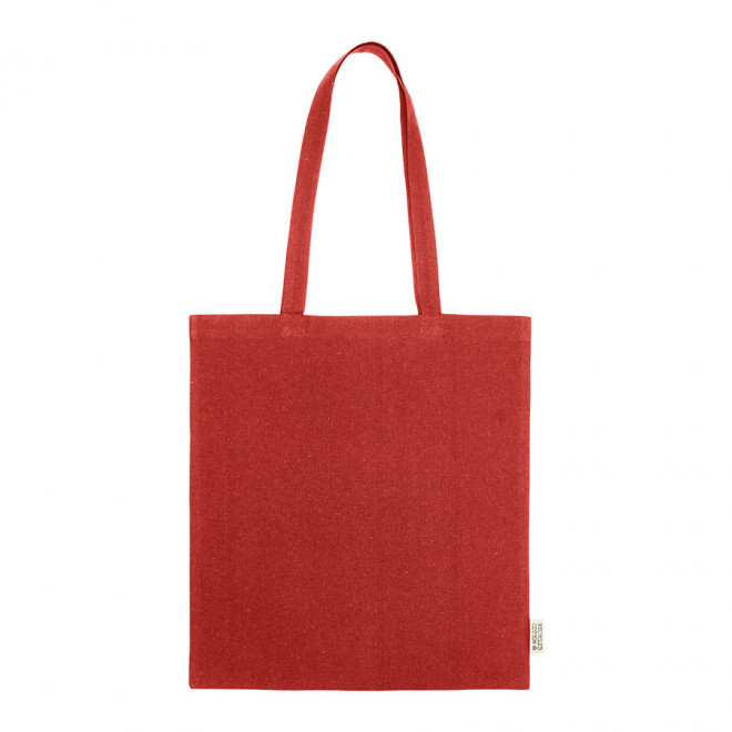 SAC COTON RECYCLE PERSONNALISABLE 120 G/M2  A 180 G/M2 'JAVA'' - rouge
