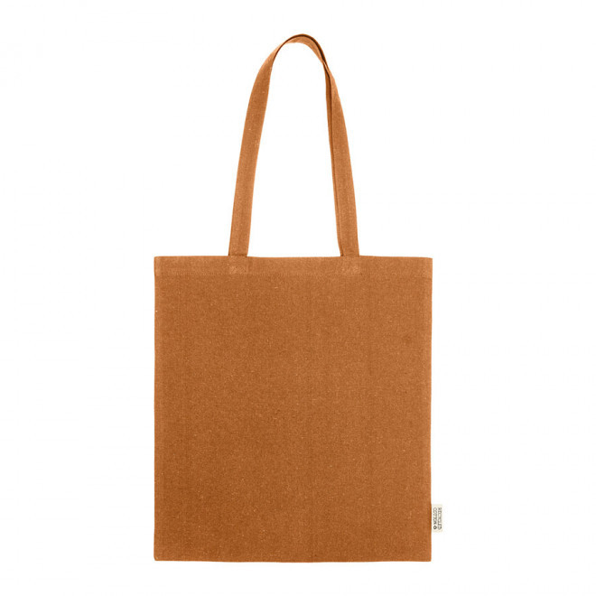 SAC COTON RECYCLE PERSONNALISABLE 120 G/M2  A 180 G/M2 'JAVA'' - orange
